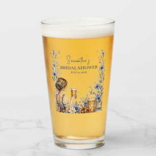 Oktoberfest Deutsche Bier Brezel Junggesellinnenab Glas
