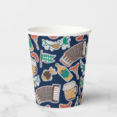 Oktoberfest - Deutsches Bierfestival Pappbecher (Rückseite)