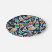 Oktoberfest - Deutsches Bierfestival Pappteller (Schrägansicht)