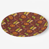 Oktoberfest - Deutsches Bierfestival Pappteller (Schrägansicht)