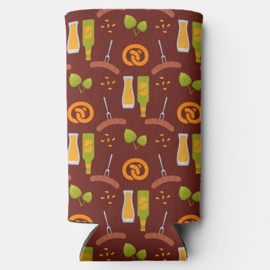 Oktoberfest - Deutsches Bierfestival Selters Dosenkühler (Rückseite)