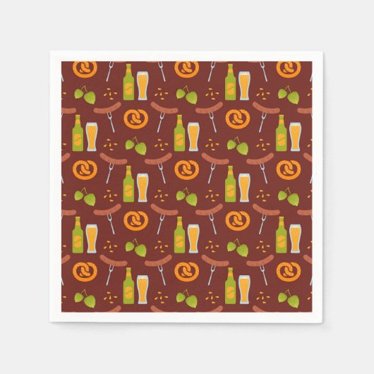 Oktoberfest - Deutsches Bierfestival Serviette (Vorderseite)
