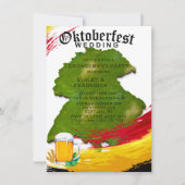 Oktoberfest Deutschland Karte Engagement Partei (Vorderseite)