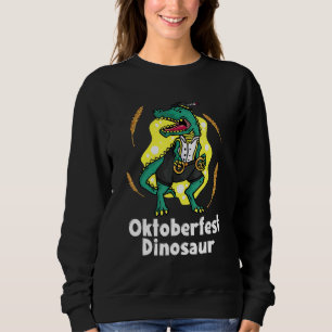 Oktoberfest Dinosaurier Lederhosen Bayerisches Kos Sweatshirt