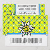 Oktoberfest Einladung (Vorne/Hinten)
