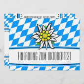 Oktoberfest Einladung (Vorne/Hinten)