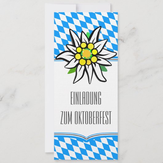 Oktoberfest Einladung (Vorderseite)