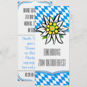 Oktoberfest Einladung (Vorne/Hinten)