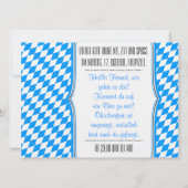 Oktoberfest Einladung (Rückseite)