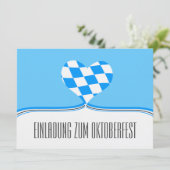 Oktoberfest Einladung (Stehend Vorderseite)