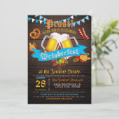 Oktoberfest-Einladung Einladung (Stehend Vorderseite)