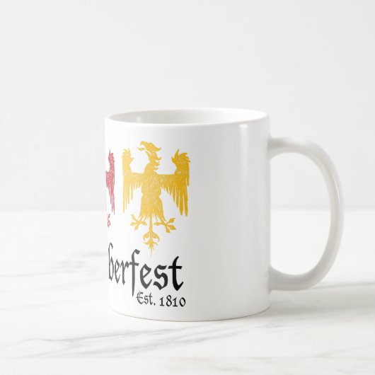 Oktoberfest Est. 1810 Kaffeetasse (Rechts)