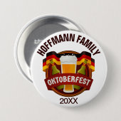 Oktoberfest-Familienfeier Button (Vorne & Hinten)