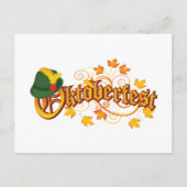 Oktoberfest Feiertagspostkarte (Vorderseite)
