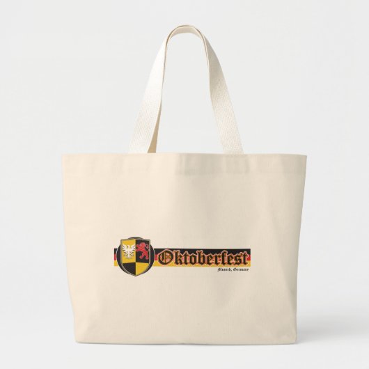 Oktoberfest-Fest-Banner Jumbo Stoffbeutel (Vorne)