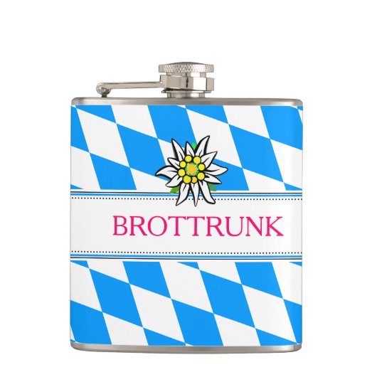 Oktoberfest Flachmann (Vorderseite)