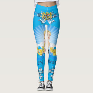 Oktoberfest / German-fest Bayerischer Wappen Leggi Leggings
