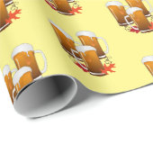 Oktoberfest Herbstbier Geschenkpapier (Rolleneckpunkt)