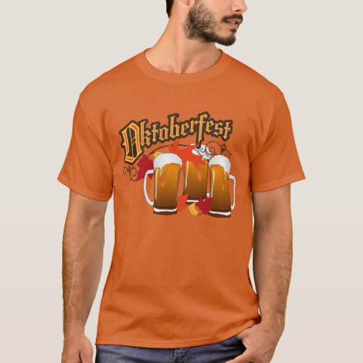 Oktoberfest Herbstbier T-Shirt (Vorderseite)