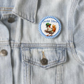 Oktoberfest Hühner Tanz Button (Beispiel)