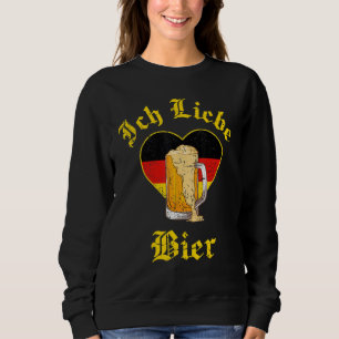 Oktoberfest Ich Liebe Beer Deutsches Bayerisches F Sweatshirt