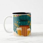 Oktoberfest-Kaffeepugel Zweifarbige Tasse (Links)