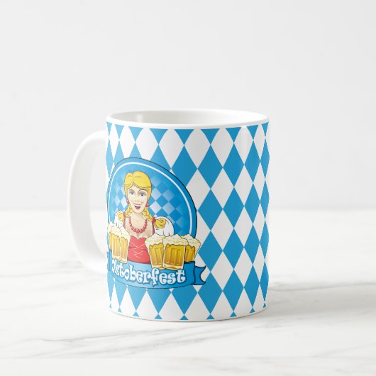 Oktoberfest Kaffeetasse (Vorderseite Links)
