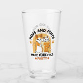 Oktoberfest Katzenpfeifen und Party Glas (Vorderseite)