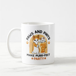 Oktoberfest Katzenpfeifen und Party Kaffeetasse