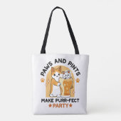 Oktoberfest Katzenpfeifen und Party Tasche (Rückseite)