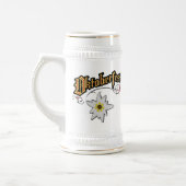 Oktoberfest Keramik Beer Stein Bierglas (Links)