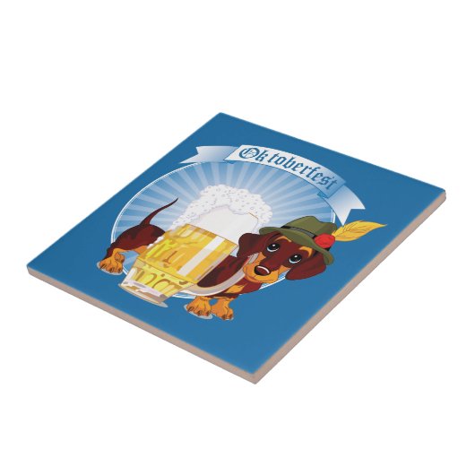 Oktoberfest - Keramik Tile Fliese (Seite)