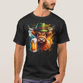Oktoberfest Kuh T-Shirt (Vorderseite)