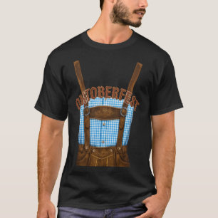 Oktoberfest Lederhosen Kostüm T-Shirt