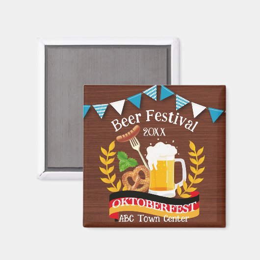 Oktoberfest Magnet (Vorderseite/Rückseite)