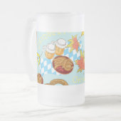 Oktoberfest Mattglas Bierglas (Vorderseite Links)