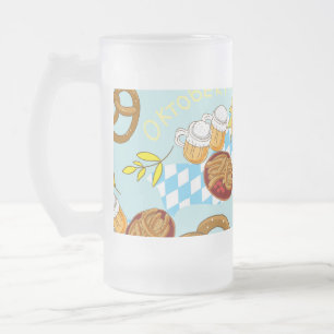 Oktoberfest Mattglas Bierglas