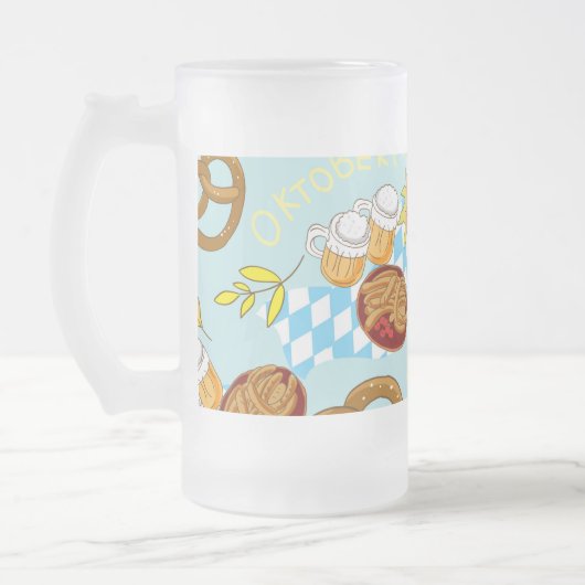 Oktoberfest Mattglas Bierglas (Links)
