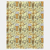 Oktoberfest-Menü Fleecedecke (Vorderseite)