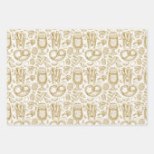 Oktoberfest-Menü Geschenkpapier Set (Vorderseite 3)