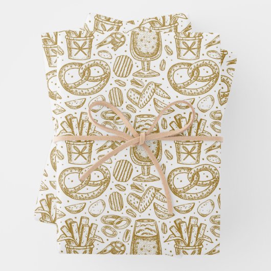 Oktoberfest-Menü Geschenkpapier Set (Beispiel)