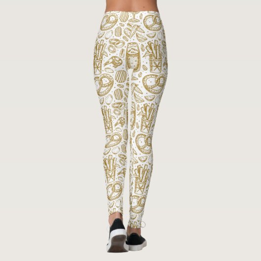 Oktoberfest-Menü Leggings (Rückseite)