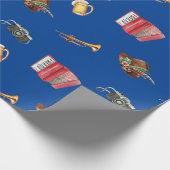 Oktoberfest Musik Geschenkpapier (Ecke)