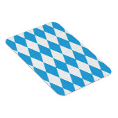 Oktoberfest-Muster mit Stoffstruktur Magnet (Rechte Seite)
