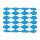Oktoberfest-Muster mit Stoffstruktur Magnet (Horizontal)