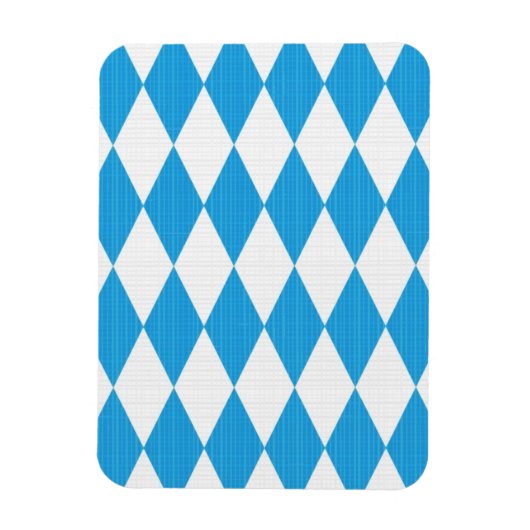 Oktoberfest-Muster mit Stoffstruktur Magnet (Vertikal)
