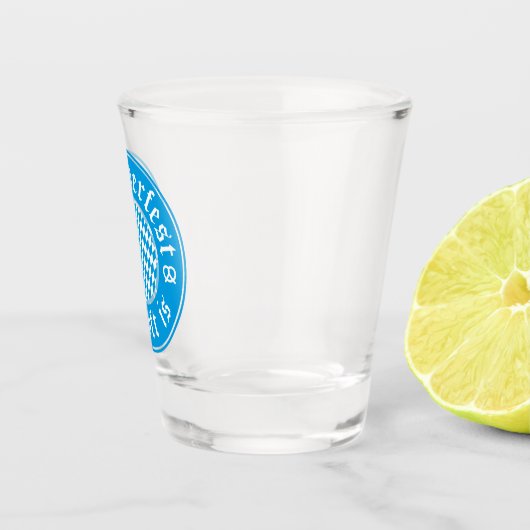 Oktoberfest O’zapft ist Deutschland Bayerisch Schnapsglas (Rechts)