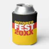 Oktoberfest Oktoberfest - Deutsche Flagge Dosenkühler (Kanne Vorderseite)