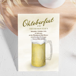 Oktoberfest-Party Einladung