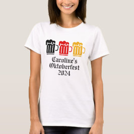 Oktoberfest Personalisiertes Party Outfit T-Shirt